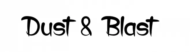 Dust & Blast  Frei Schriftart Herunterladen