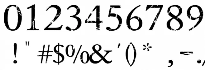 Dust Overhaul Font OTHER CHARS