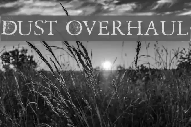 Dust Overhaul Font examples