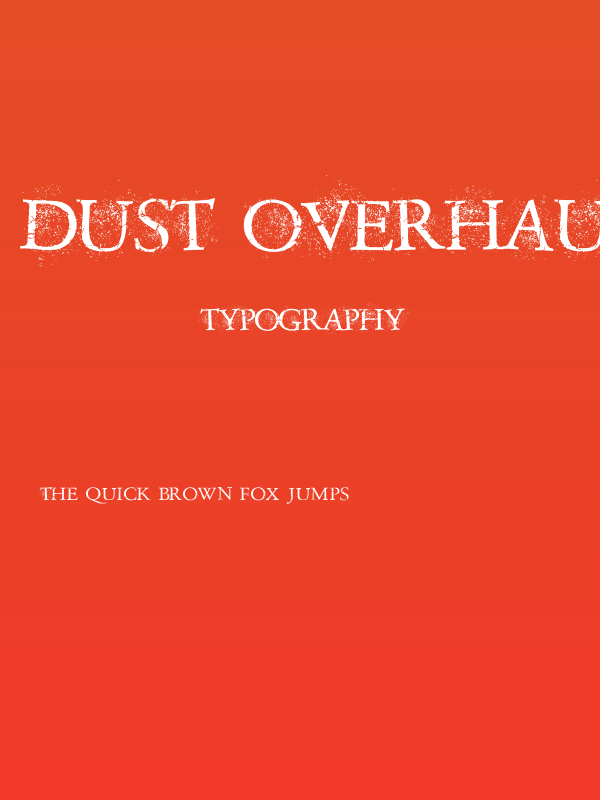 Dust Overhaul Poster