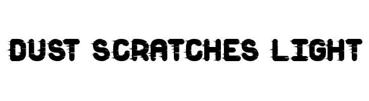 Dust Scratches light  les polices de caractères gratuit tlcharger