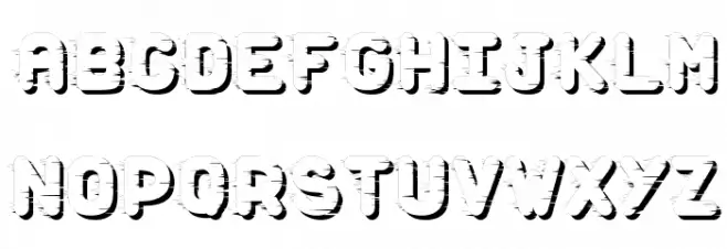 Dust Scratches フォント 大文字