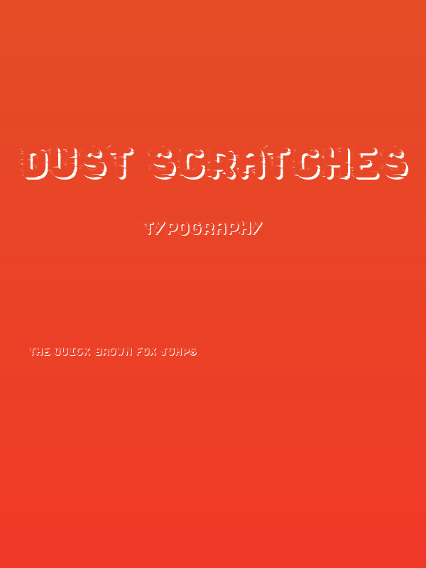 Dust Scratches Poster