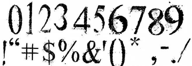 Dust Serif Font OTHER CHARS