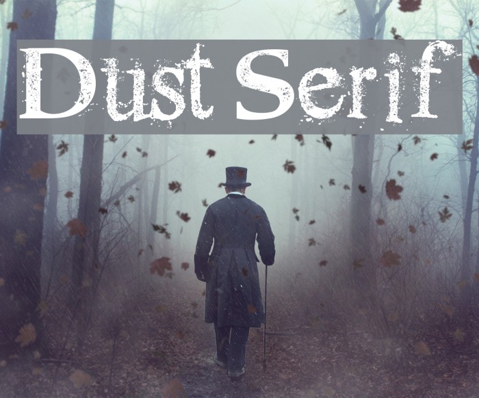 Dust Serif Font examples
