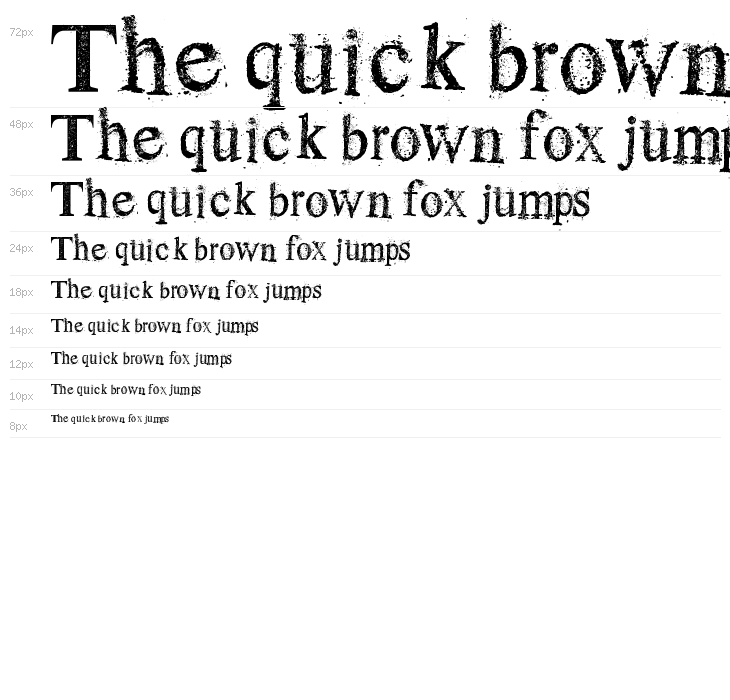 Dust Serif Waterfall