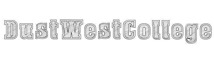 Dust West College  font caratteri gratis