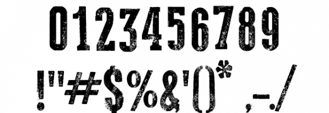 Dust West Italic Font OTHER CHARS