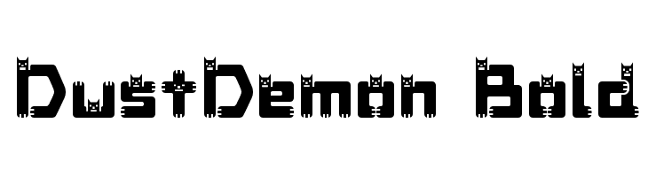 DustDemon Bold  font caratteri gratis