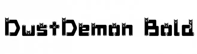 DustDemon Bold  font caratteri gratis