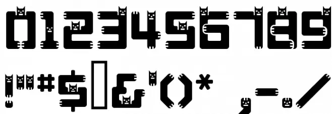 DustDemon Bold Font OTHER CHARS