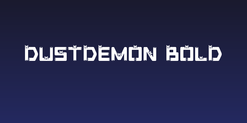 DustDemon Bold Social Header