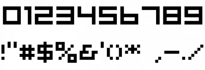 DustDot Шрифта ДРУГИЕ символов
