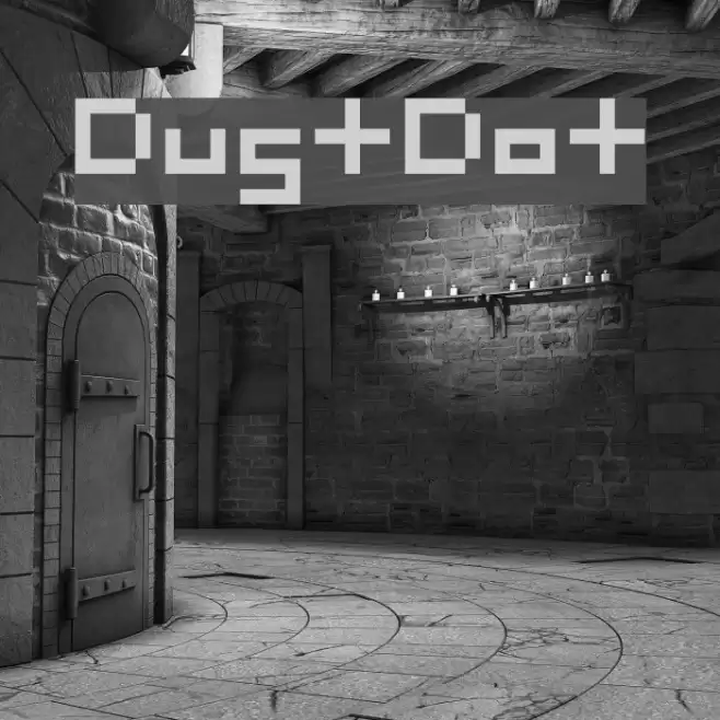 DustDot Шрифта examples