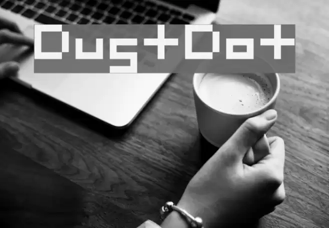 DustDot Шрифта examples