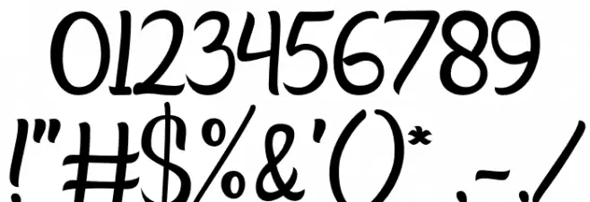 Dustart Font OTHER CHARS