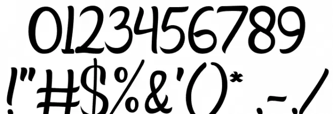 Dustart Font OTHER CHARS