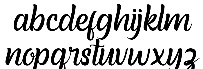 Dustart Font LOWERCASE