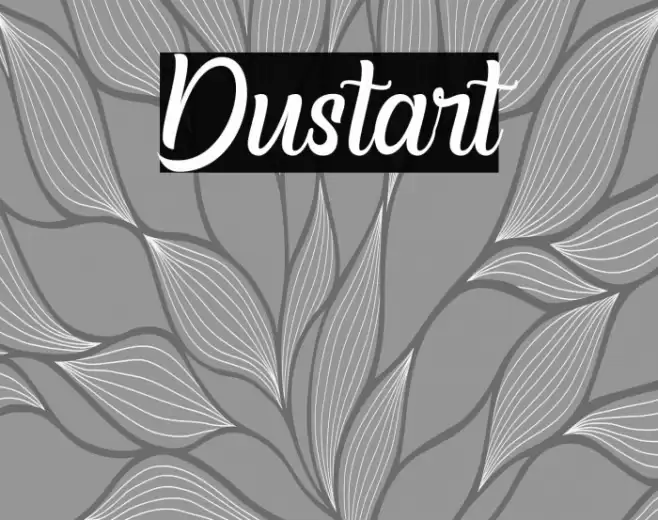Dustart Font examples