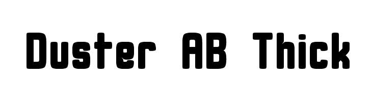 Duster AB Thick  Free Fonts Download