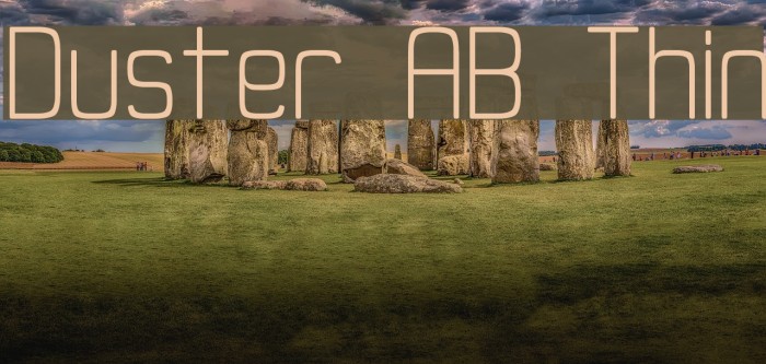 Duster AB Thin Example 3