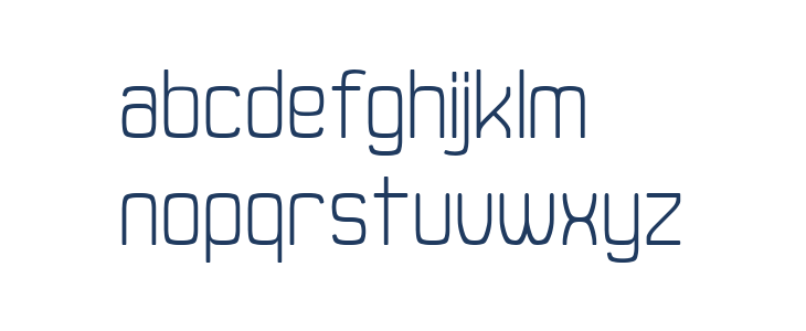 Duster AB Thin Lowercase