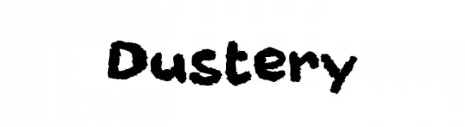 Dustery  免费字体下载