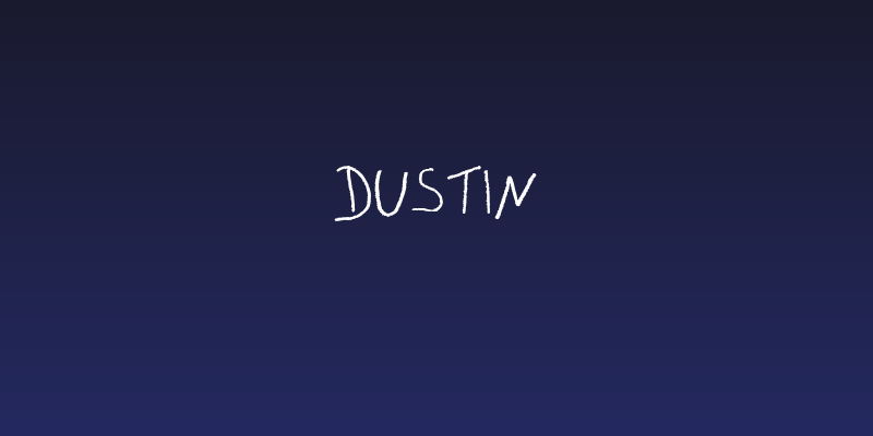 Dustin Social Header