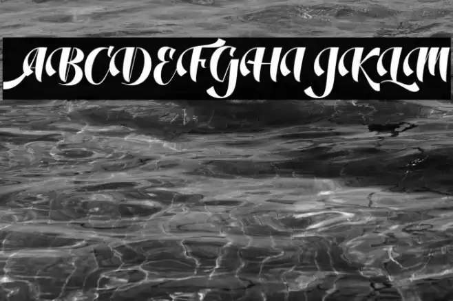 DustineScript Font examples