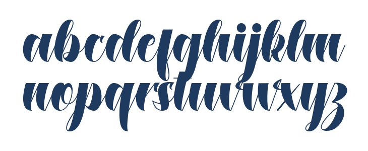 DustineScript Lowercase