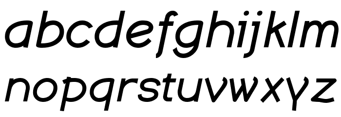 Dustismo Bold Italic Font LOWERCASE
