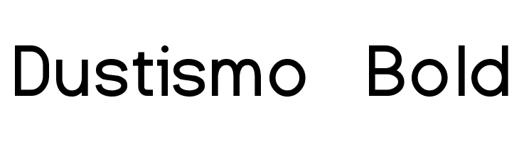 Dustismo Bold Font
