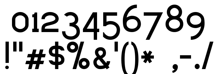 Dustismo Bold Font OTHER CHARS