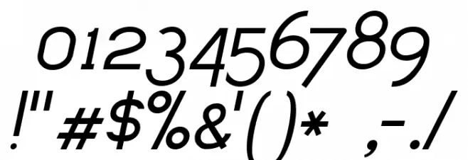 Dustismo Italic Font OTHER CHARS