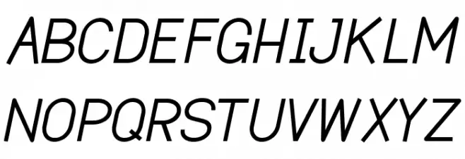 Dustismo Italic Шрифта ВЕРХНИЙ
