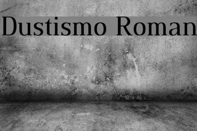 Dustismo Roman Font examples