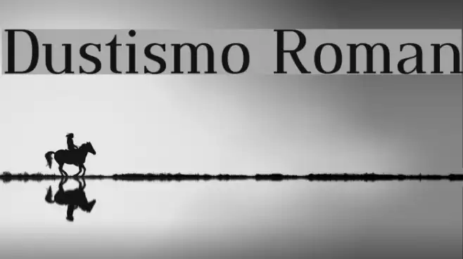 Dustismo Roman Font examples