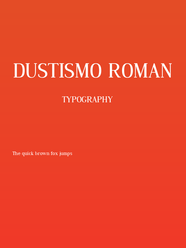 Dustismo Roman Poster