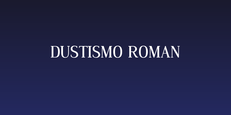 Dustismo Roman Social Header