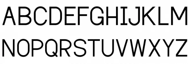 Dustismo 字体 大写