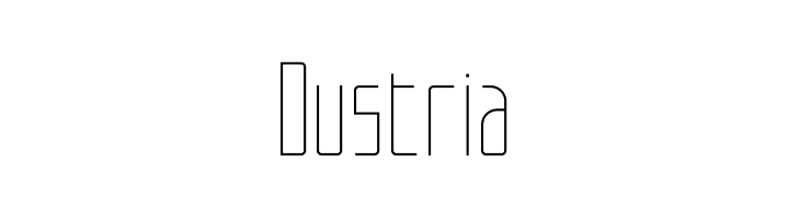 Dustria  Скачать бесплатные шрифты