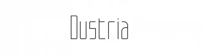 Dustria  Descarca Fonturi Gratis