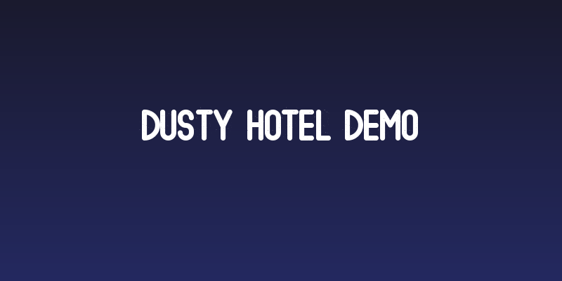 Dusty Hotel Demo Social Header