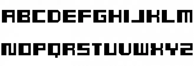 Dusty Pro Regular フォント 大文字