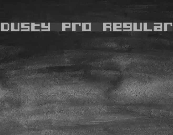 Dusty Pro Regular Example 1