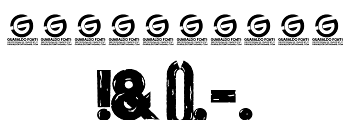 Dusty Ranch Font OTHER CHARS