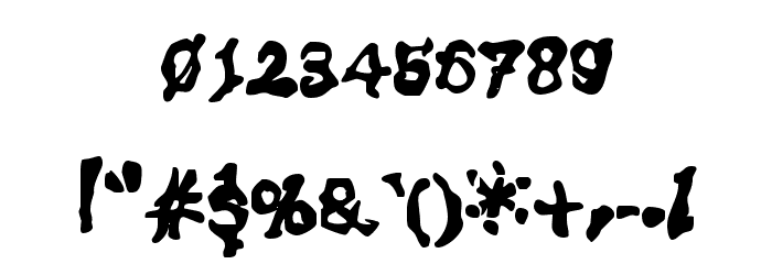 Dusty Wombat Font OTHER CHARS