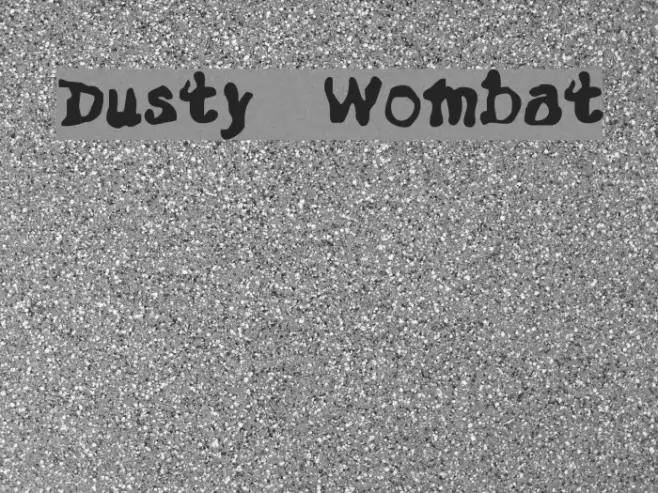 Dusty Wombat Example 2