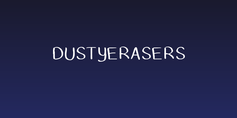 DustyErasers Social Header