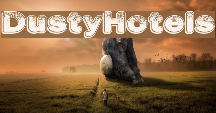DustyHotels Font examples